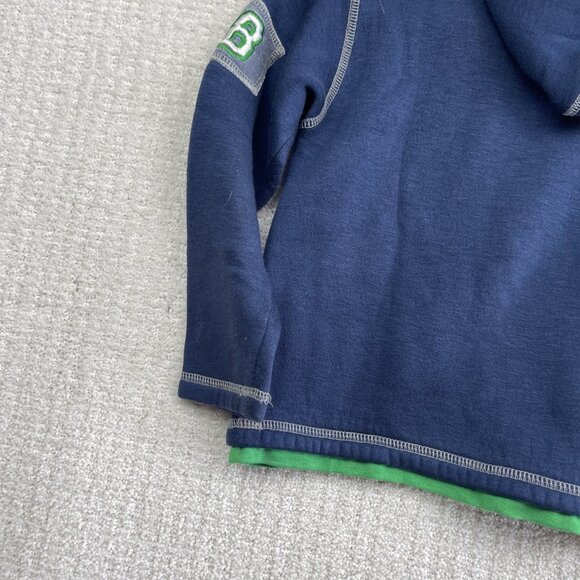 VTG Y2K 2004 Mattel Hot Wheels Kids Boys Sz 6 Hoodie Jacket Blue / Green Flames - Picture 11 of 14